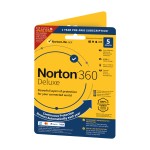 NORTONLIFELOCK NORTON 360 Deluxe 50GB ND 1 User 5 Device 12M Generic RSP DVDSLV GUM