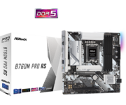 ASRock B760M PRO RS/D5 Micro-ATX LGA1700 sokkel Intel B760