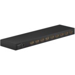 HDMI™ Splitter 1 to 8 (4K @ 60 Hz), black - splits 1x HDMI™ input signal into 8x HDMI™ output