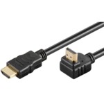 High Speed HDMI™ 90° Cable with Ethernet, 5 m - HDMI™ connector male (type A) > HDMI™ connector ma