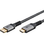 DisplayPort™ to HDMI™ Cable, 1 m, Sharkskin Grey, 1 m - DisplayPort™ male > HDMI™ connector male (type A)