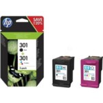 HP 301 Ink Cart Combo 2-Pack Blister