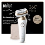 Braun Epilator  9-011 3D Silk-epil 9 Flex  Operating time (max) 50 min  Number of power levels 2  Wet & Dry  White/Gold