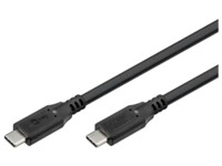 Goobay 74190 USB-C to USB-C 0,5m Sort