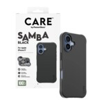 CARE by PanzerGlass Samba Beskyttelsescover Sort Apple iPhone 17