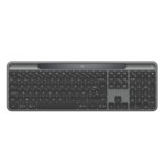Slim Solar+ Wireless Keyboard, Graphite (Nordic)