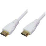 Techly HDMI High Speed Kabel mit Ethernet, M/M, 0.5m, weiÃŸ