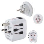 Hama Weltreiseadapter Set World Travel Pro Light USB 3-polig, 2x USB