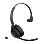 Jabra Evolve2 55 UC Mono Trådløs Høretelefoner Sort