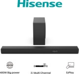 Hisense HS3100 3.1.kanal Soundbarsystem Sort