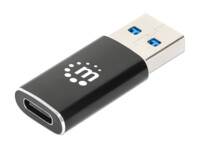 Manhattan USB 3.2 Gen 2 USB-C adapter Sort