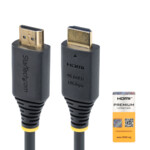 StarTech.com 2m (6.6ft) Premium Certified High Speed HDMI Cable, 4K60Hz HDMI-kabel med Ethernet 2m Sort