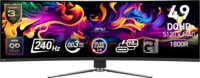 MSI MPG 491CQPX QD-OLED 49' 5120 x 1440 (UltraWide) HDMI DisplayPort USB-C 240Hz