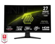 MSI MAG 274CQFDE 27' Rapid VA 2560 x 1440 (2K) DisplayPort HDMI 180 Hz