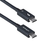 StarTech.com 2.6ft (80cm) Thunderbolt 5 Cable, 80Gbps/120Gbps, Certified Thunderbolt kabel 80cm