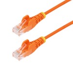 StarTech.com 3m Orange Slim CAT6 Ethernet Cable, Snagless, 28AWG, LSZH CAT 5/5e/6 Ikke afskærmet parsnoet (UTP) 3m Patchkabel Orange