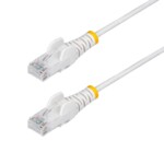 StarTech.com 7m White Slim CAT6 Ethernet Cable, Snagless, 28AWG, LSZH CAT 5/5e/6 Ikke afskærmet parsnoet (UTP) 7m Patchkabel Hvid