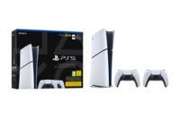 PS5 Console 825GB Digital Ed. White + 2 DualSense