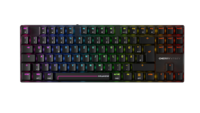 Cherry MX 8.2 Pro TMR Wireless, Verkabelt & Kabellos, USB + RF Wireless + Bluetooth, Magnetic-mechanical key switch, QWERTZ, RGB-LED, Schwarz