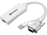 Sandberg VGA Audio to HDMI Converter Video transformer