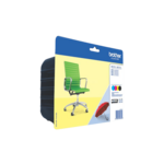 Brother LC 229XL Value-Pack Sort Gul Cyan Magenta Blæk