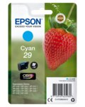 Epson 29 Cyan 180 sider Blæk C13T29824012