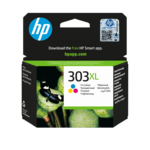 HP 303XL Farve (cyan, magenta, gul) 415 sider Blæk T6N03AE