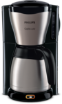 Philips Café Gaia HD7548 Kaffemaskine 1.2liter Metal/sort