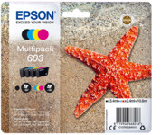 Epson 603 Multipack Sort Gul Cyan Magenta Blæk C13T03U64010
