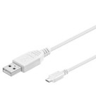 Goobay USB2.0 lade kabel til micro 1.8 m hvid