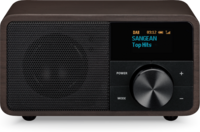 DDR-7 Dark Wood DAB+/FM-RDS/AUX-in/Bluetooth Wooden Radio
