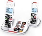 Atlinks XTRA 2355 Teléfono DECT Identificador de llamadas Blanco