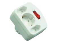 REV Stikdåse 3-stik 16A Sort