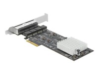DeLock Netværksadapter PCI Express 2.1 x4 2.5Gbps