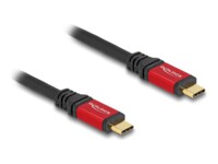 DeLOCK USB 3.1 USB Type-C kabel 2m Sort Rød