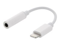 EPZI Lightning til hovedtelefon jackstikadapter 6.5cm Sølv