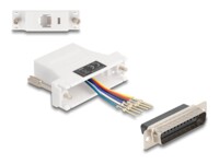 DeLOCK Assembly Kit Seriel adapter Hvid