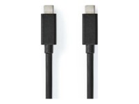 Nedis USB 3.2 Gen 2 USB Type-C kabel 1m Sort