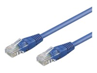 goobay CAT 5e Ikke afskærmet parsnoet (UTP) 5m Netværkskabel Blå