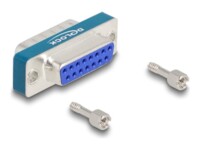 Delock RF/EMI Interference Suppression Filter D-Sub 15 pin male to female with low-pass inductive