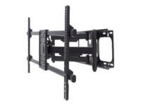 Manhattan TV & Monitor Mount, Wall, Full Motion, 1 screen, Screen Sizes: 37-75', Black, VESA 200x200 to 800x400mm, Max 75kg, LFD, Tilt & Swivel with 3 Pivots, Lifetime Warranty