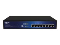 ALLNET ALL8804 + Switch 8-porte Gigabit PoE+