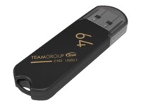 Team C183 64GB USB 3.1 Gen 1 Sort