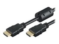 M-CAB HDMI-kabel med Ethernet 5m Sort