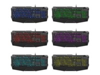 Sharkoon Skiller SGK4 Tastatur Gummitrykknap RGB/16,8 millioner farver Kablet Tysk