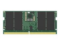 Kingston ValueRAM DDR5 SDRAM 16GB 3200MHz CL52 Clocked unbuffered On-die ECC SO DIMM 262-PIN
