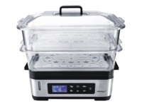 Steba Dampkoger 6liter Rustfrit stålsort