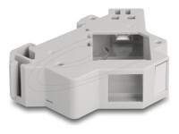 DeLOCK Keystone DIN rail mounting adapter Grå