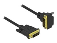 Delock DVI-kabel 1m Sort