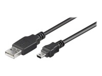 goobay USB-kabel 30cm Sort